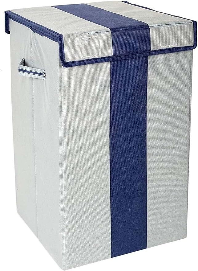Fabric Laundry Basket With Lid
