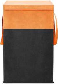 Orange Foldable Laundry Hamper