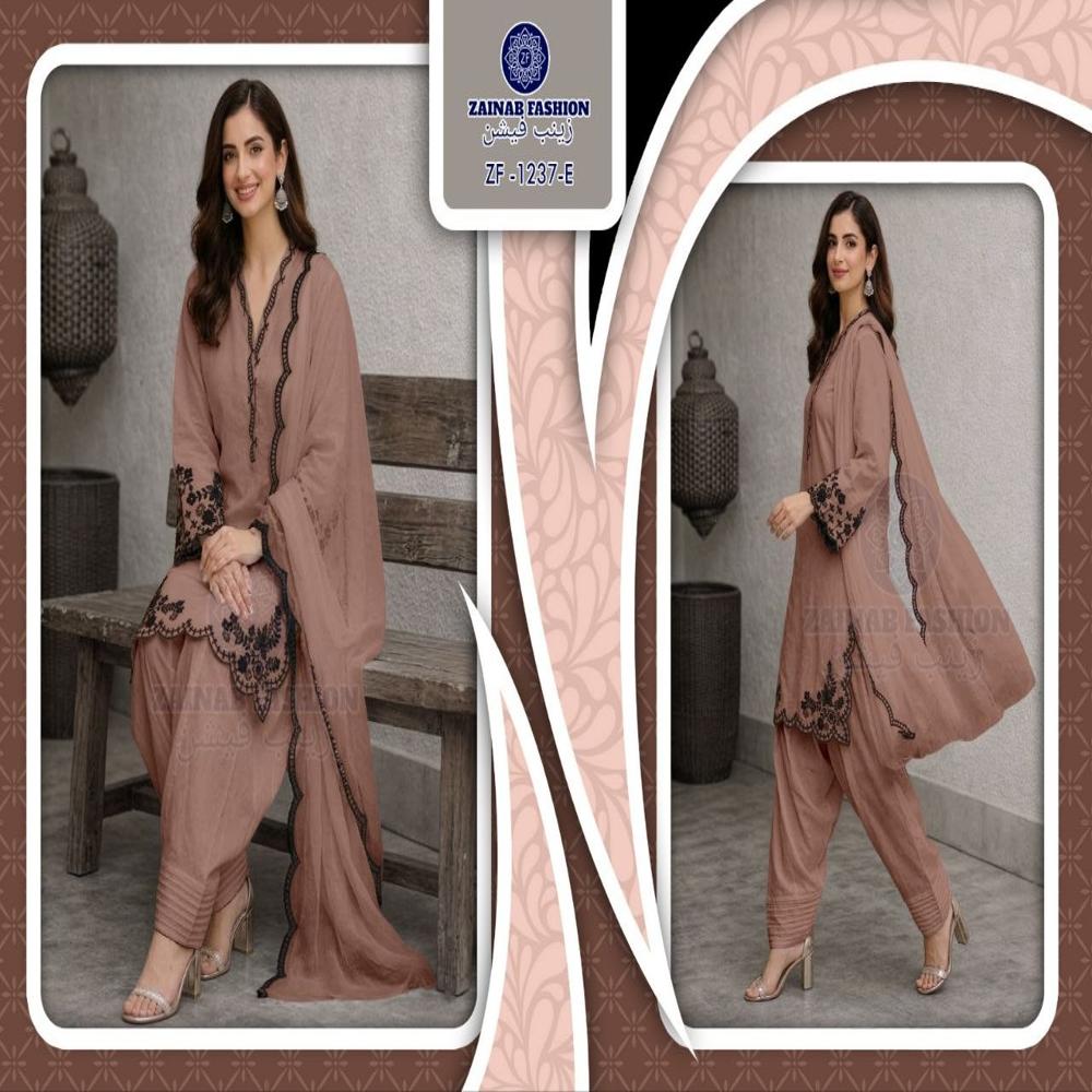 Readymade Pakistani Suit With Farshi Salwar