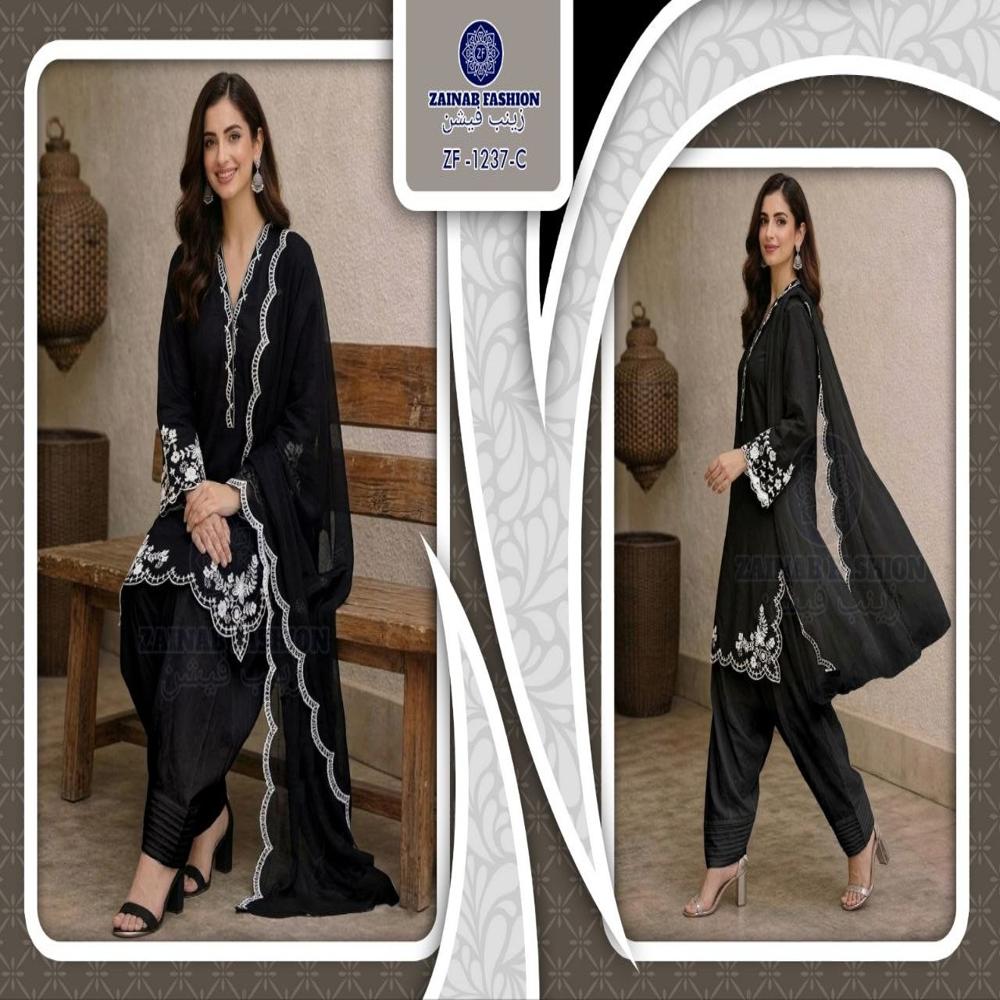 Readymade Pakistani Suit With Farshi Salwar