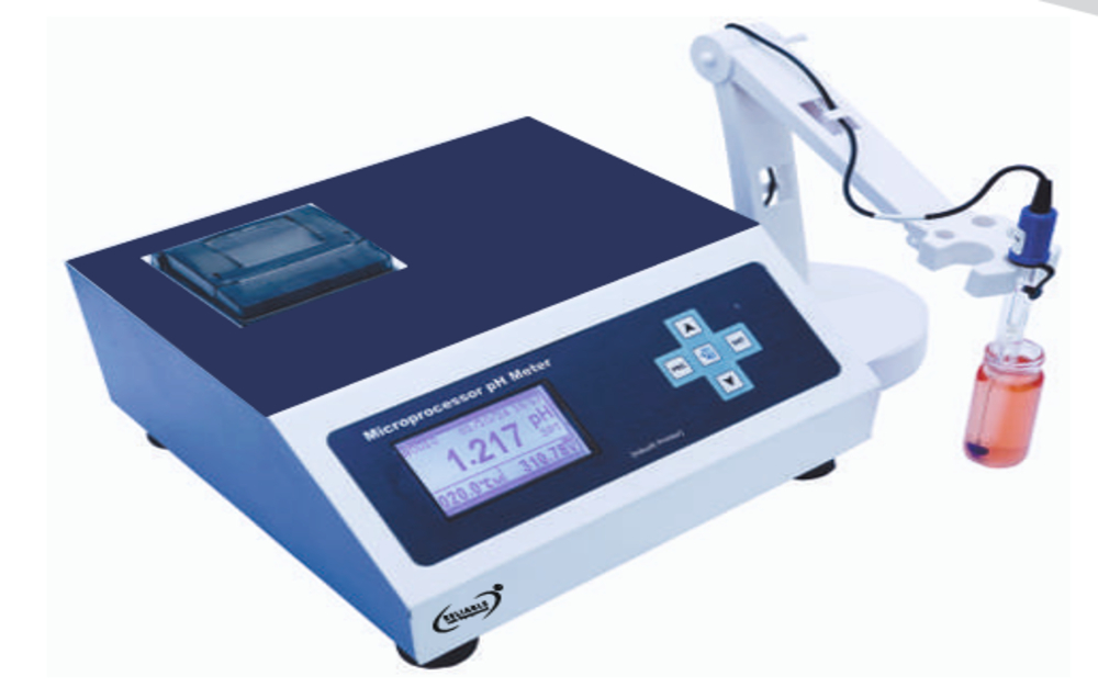 Digital Ph Meter Microprocessor - Color: Light Grey