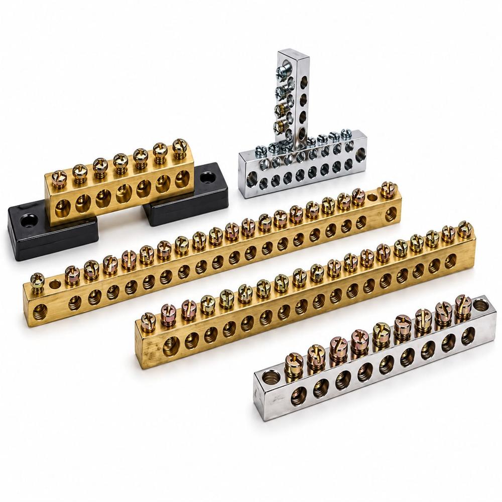 brass power distribution block