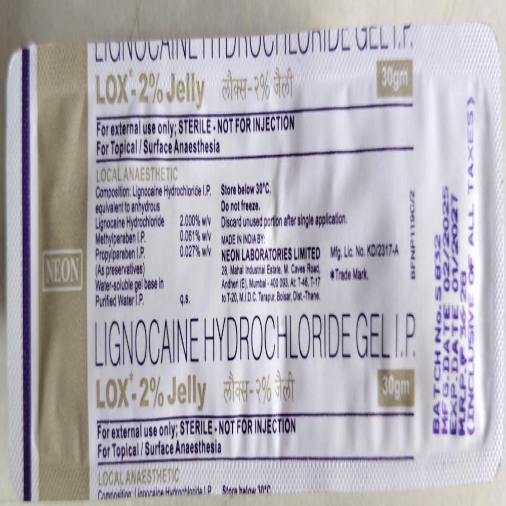 LOX 2% JELLY 30GM