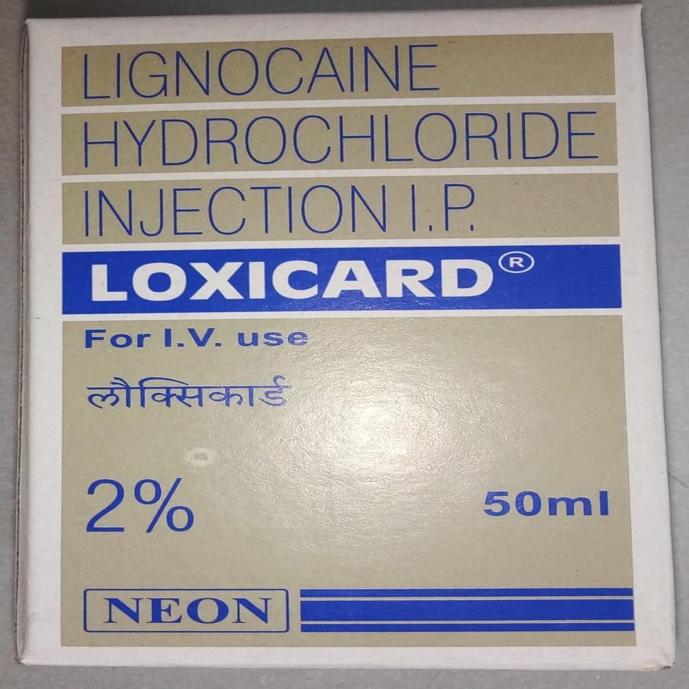 Loxicard 2% 50ml - Lignocaine Hydrochloride Injection, Suitable For Anesthesia And Pain Management