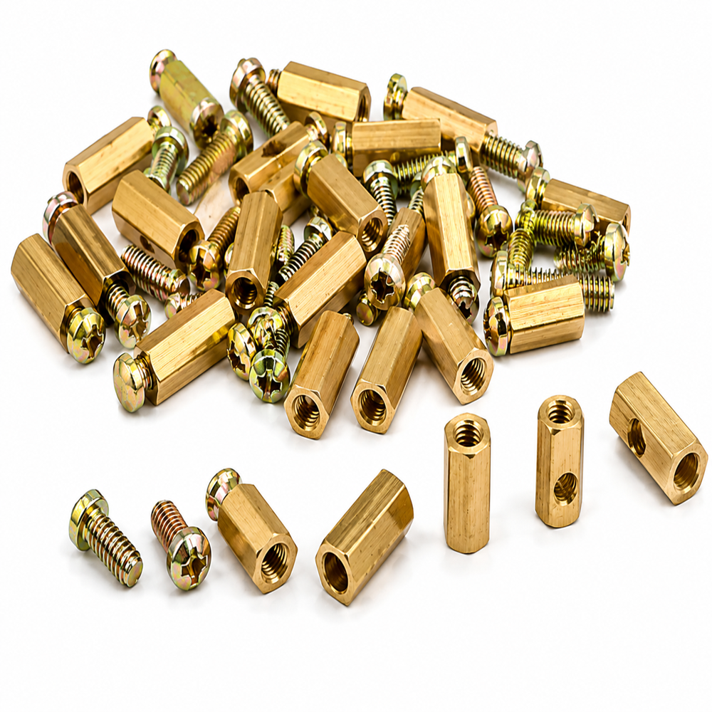 Brass Electrical Connector Strip - Size: Multi