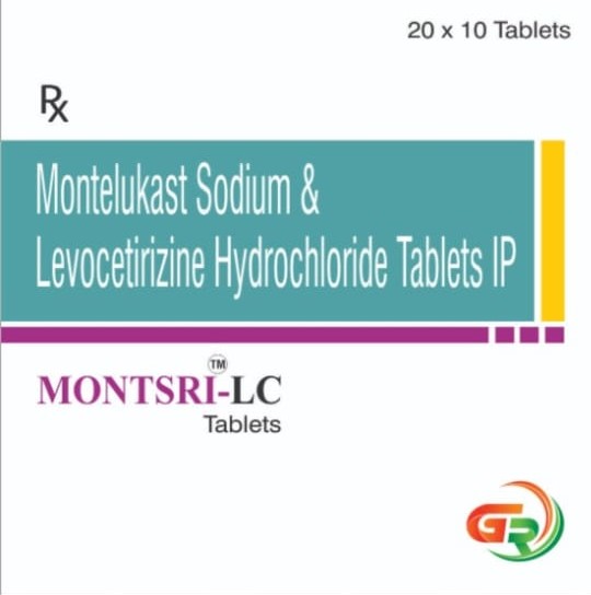 MONTELUKAST 10MG LEVOCETIRAZINE 5 MG