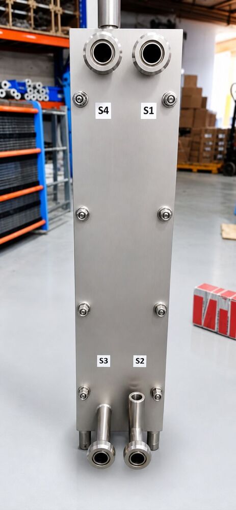 Compact Plate Heat Exchanger - Diameter: 25 Mm
