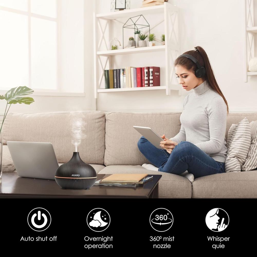 AGARO VIBE 550 ml Adult/Baby Humidifier for Home, Bedroom & Office (33495)