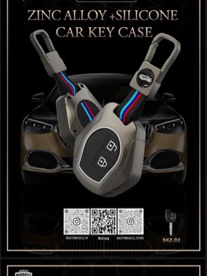 Premium Metal & Silicone Key Cover