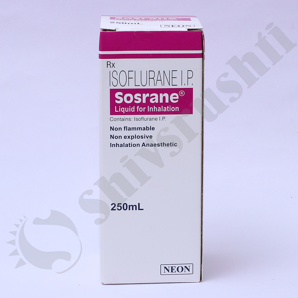 Sosrane 250ml - Isoflurane I.p | Ideal For Anesthesia, Precision Delivery, Safe And Effective For Medical Use