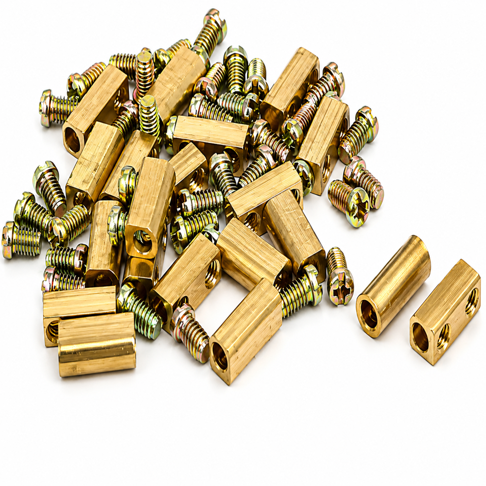 BRASS ELECTRICAL CONNECTOR STRIP