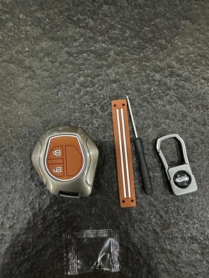 Suzuki Car Key Cover Metal Chrome Finish