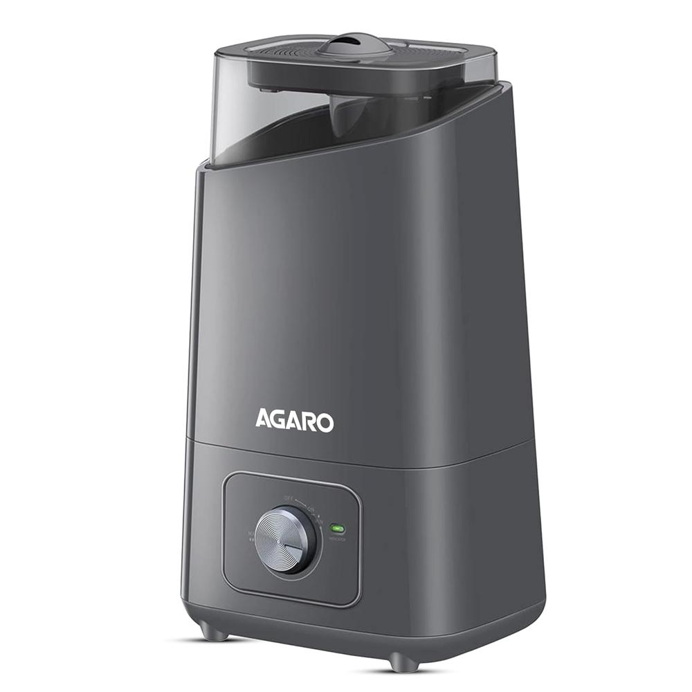 AGARO Glory Cool Mist Ultrasonic Humidifier, 4.5Litres, For Large Area, Room, Home, Office, Adjustable Mist Output, Ceramic Ball  (33652)