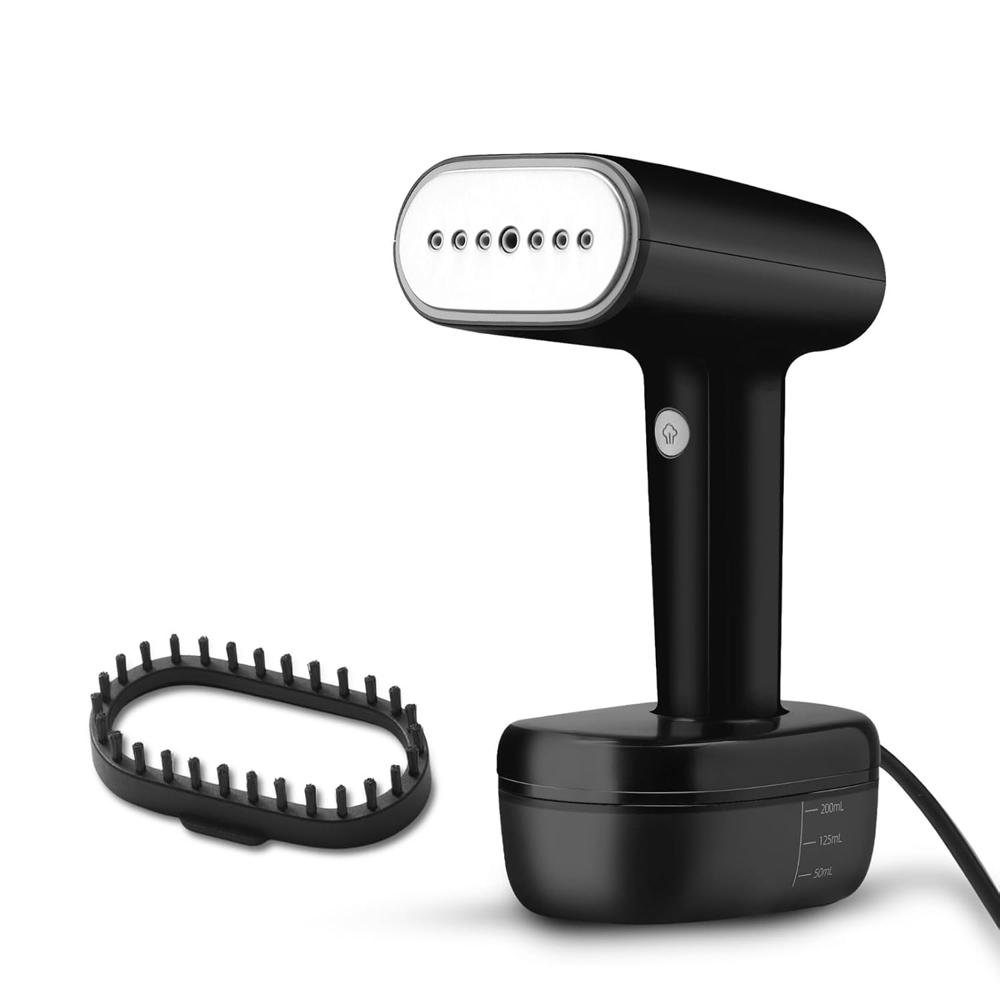 AGARO Icon Handheld Garment Steamer, Horizontal & Vertical Use, Fast Heat, Ceramic Coated Steam Nozzle, 1800W, 260 ML (