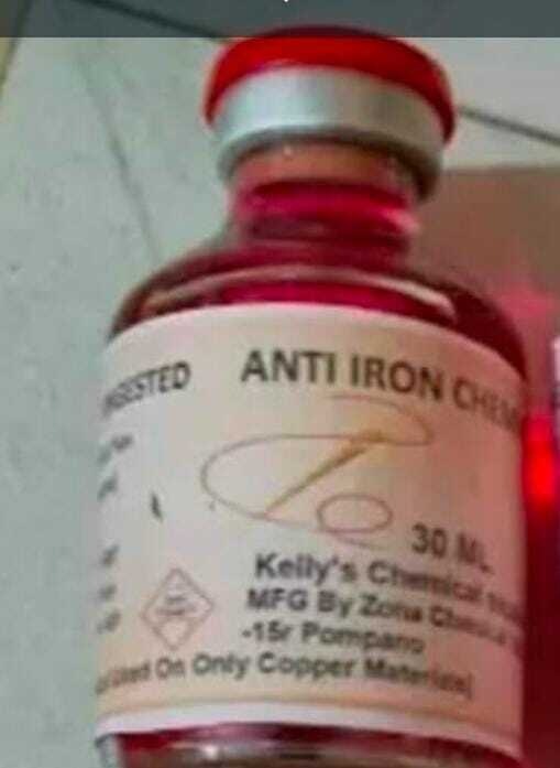 30 ml Anti Iron Chemical