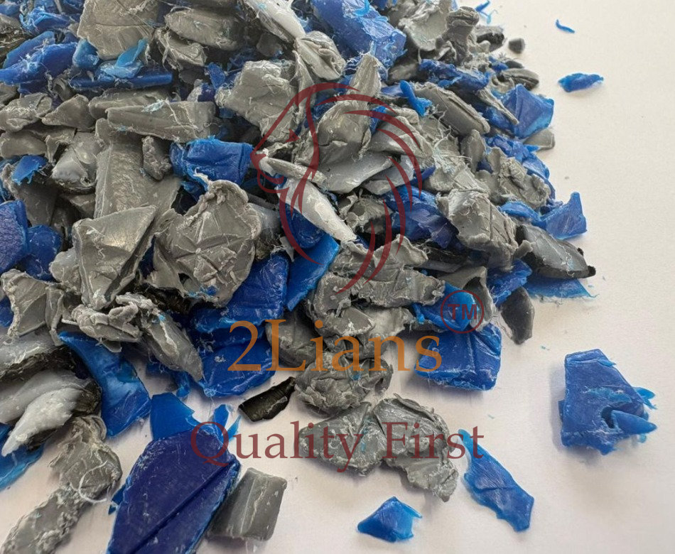 HDPE 200 liter drums regrind mixed