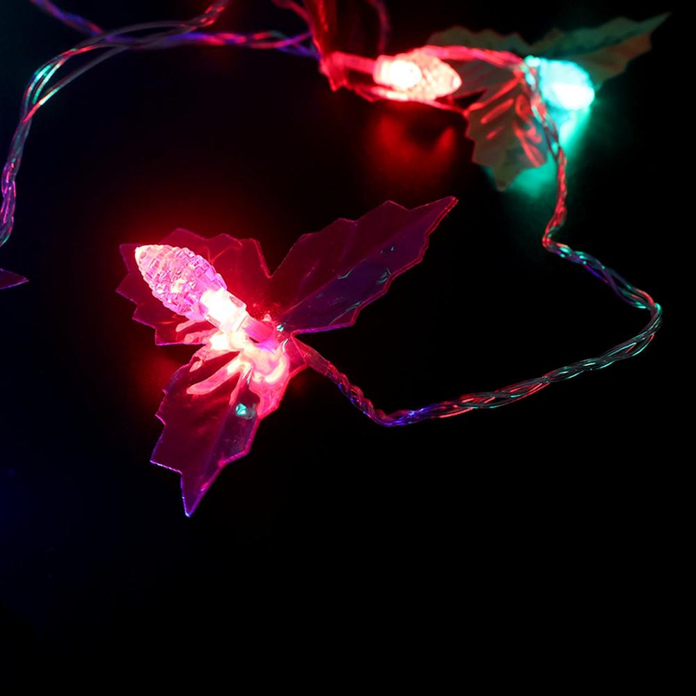 Decorative Led Leaf String Light (4mtr) - Color: Mix