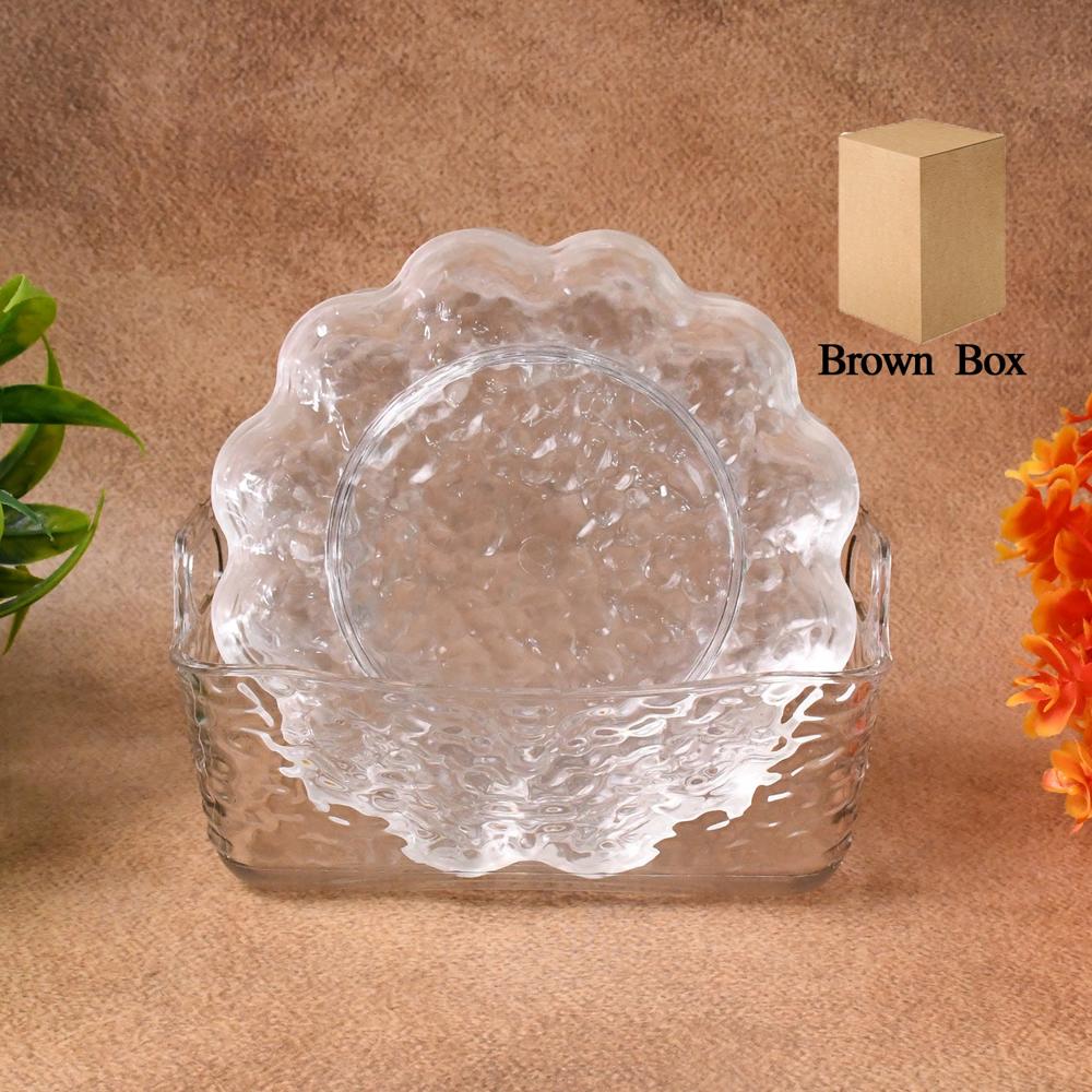 Plastic Household Flower Design Plates Dinner Plates Dish Tray (10 Pcs Set) - Color: Mix