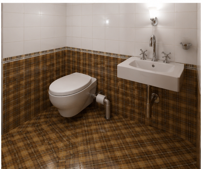Portable cabin Attached Toilet