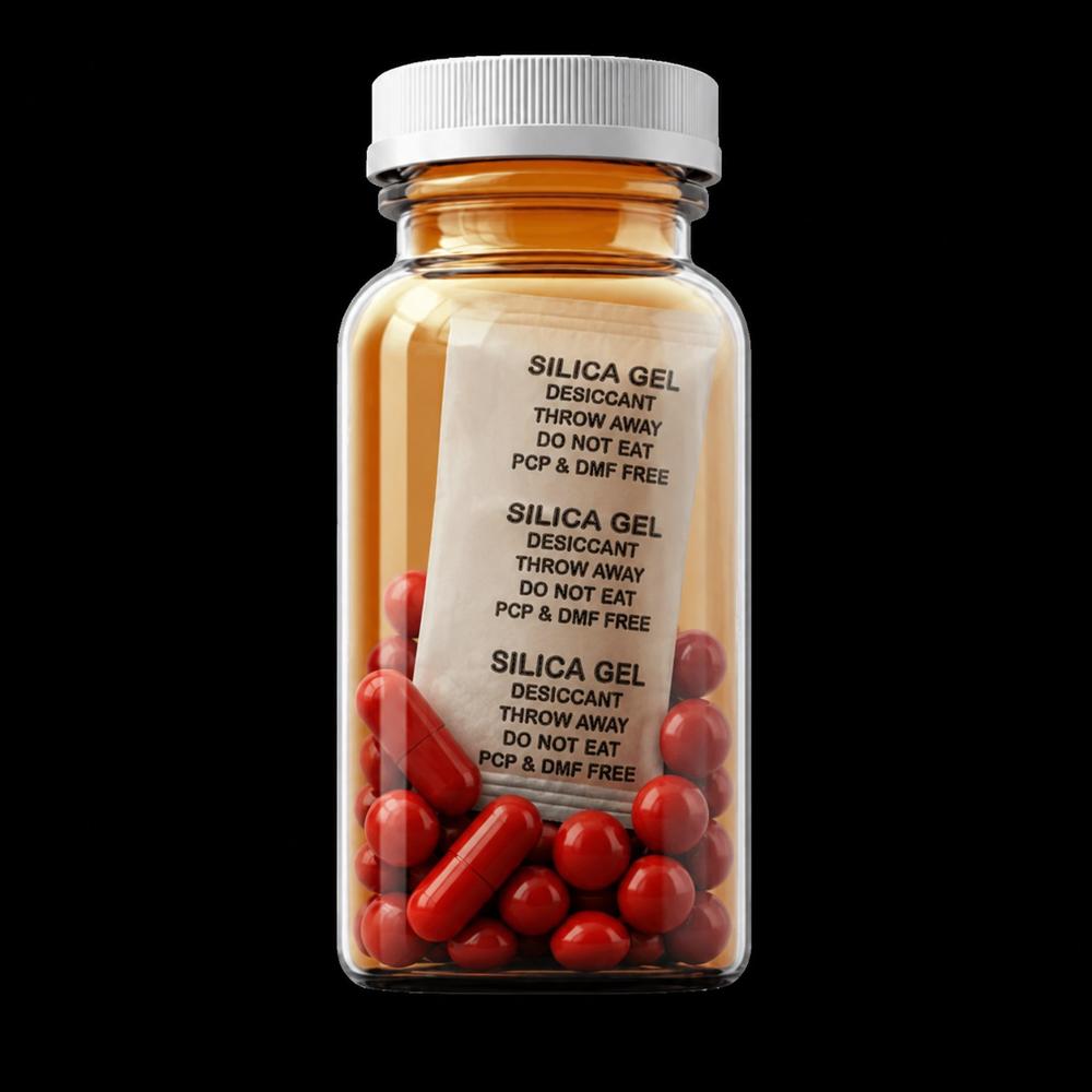 Silicagel Orange Beads 5 Gm & 10 Gm Sachets - Chemical Name: Sio2