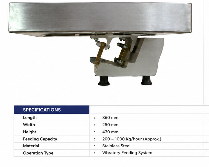 5 Ton Fortified Rice Vibrator Feeder