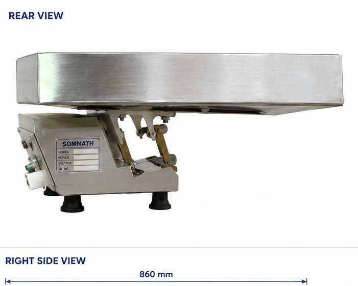 5 Ton Fortified Rice Vibrator Feeder