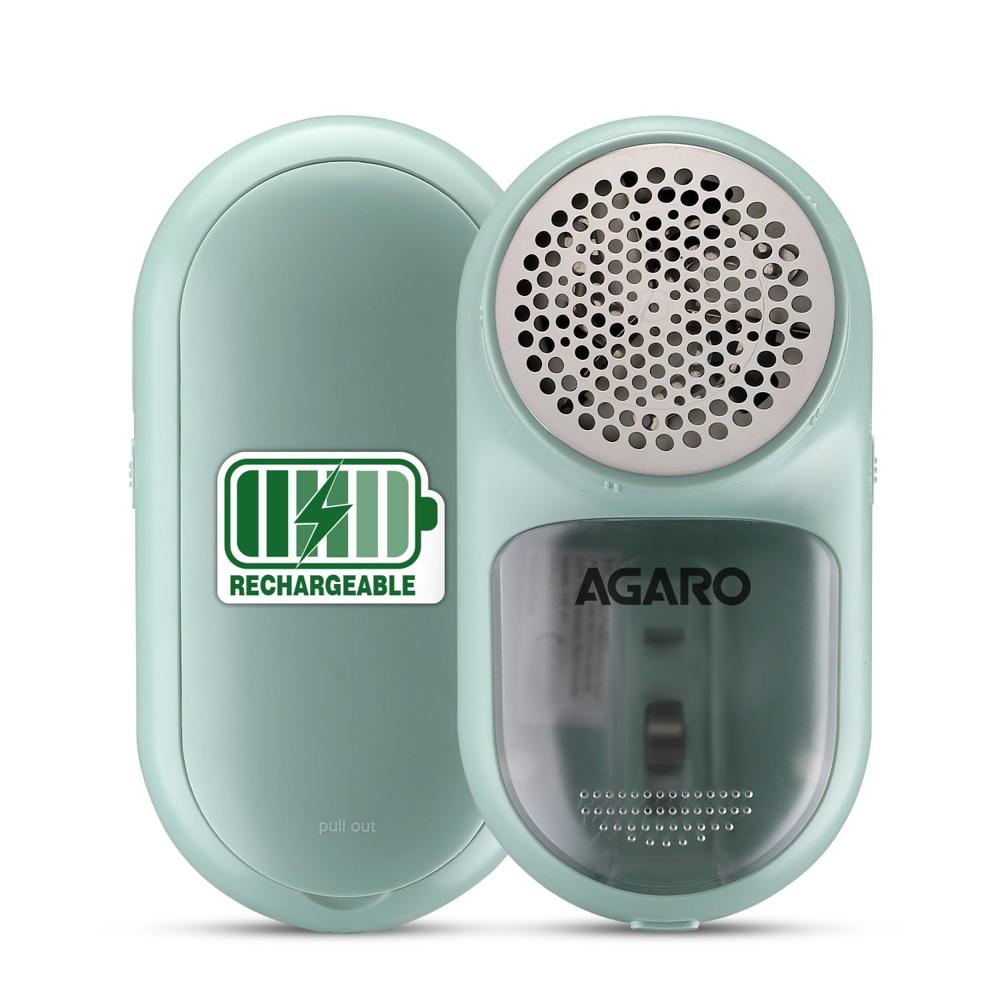 AGARO Lint Remover, Fabric Brush, Rechargeable, for Woolen Sweaters, Clothes, Shirts, Jackets, Burr Remover, Pill Remover from Carpets, Curtains. (33849)