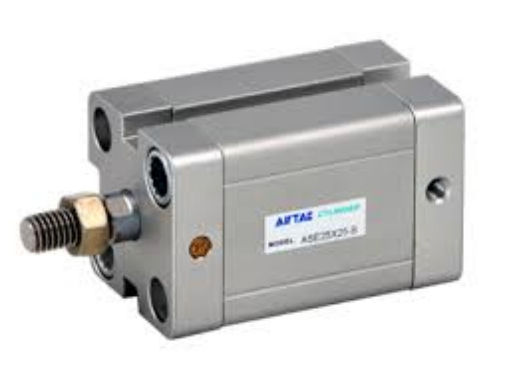 Ss Compact Cylinder - Aluminum, Different Sizes Available | Sealed For Dust Protection, Versatile Industrial Use With Rod