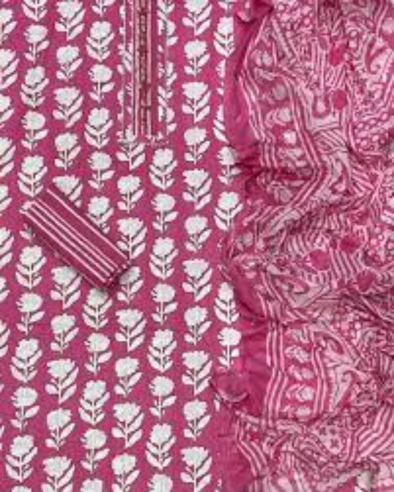 Malmal Cotton Saree - Color: Different Available