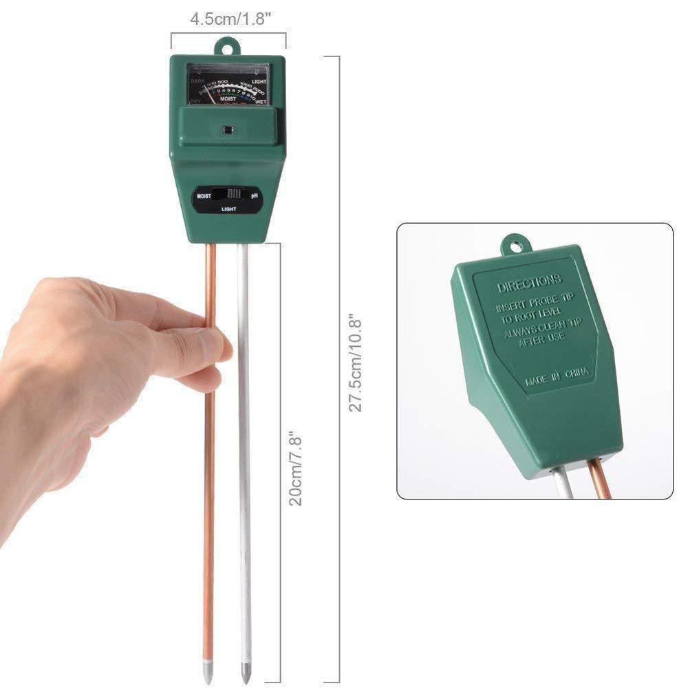 3 Way Soil Meter (Ph Testing Meter) - Color: Mix