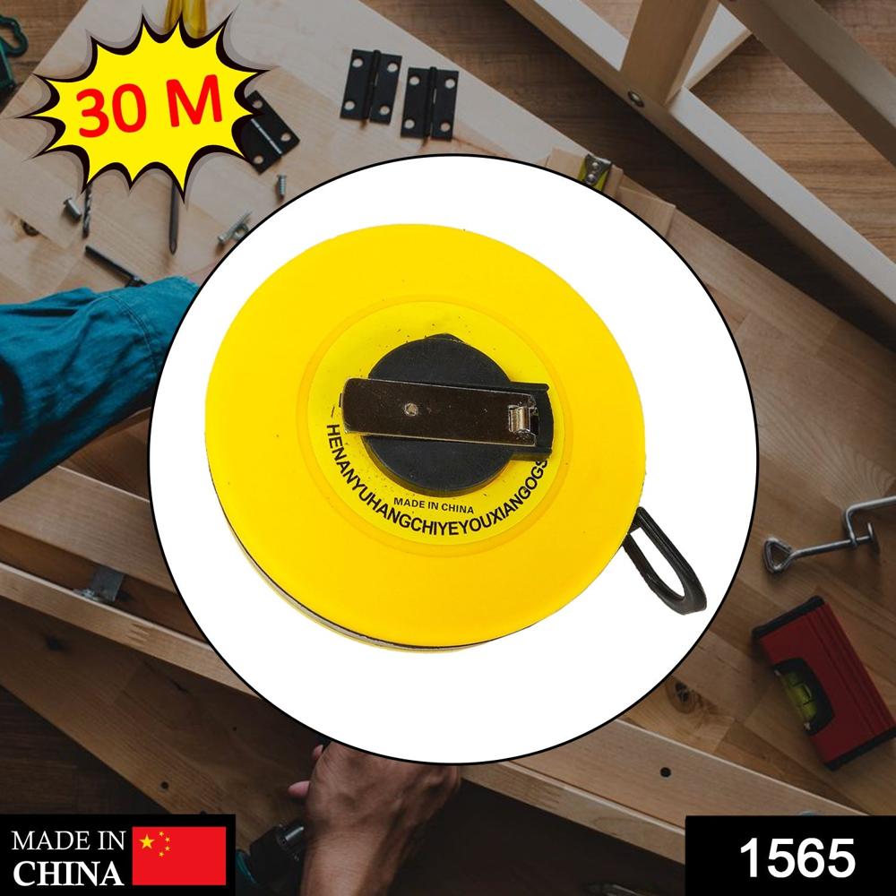 Professional Measuring Tape / Ruler - 30 Meter - Color: Mix