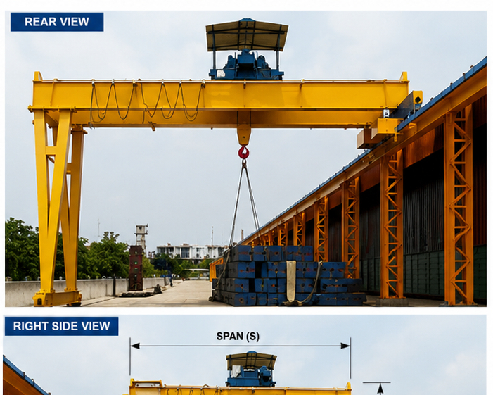 Semi Goliath Gantry Crane