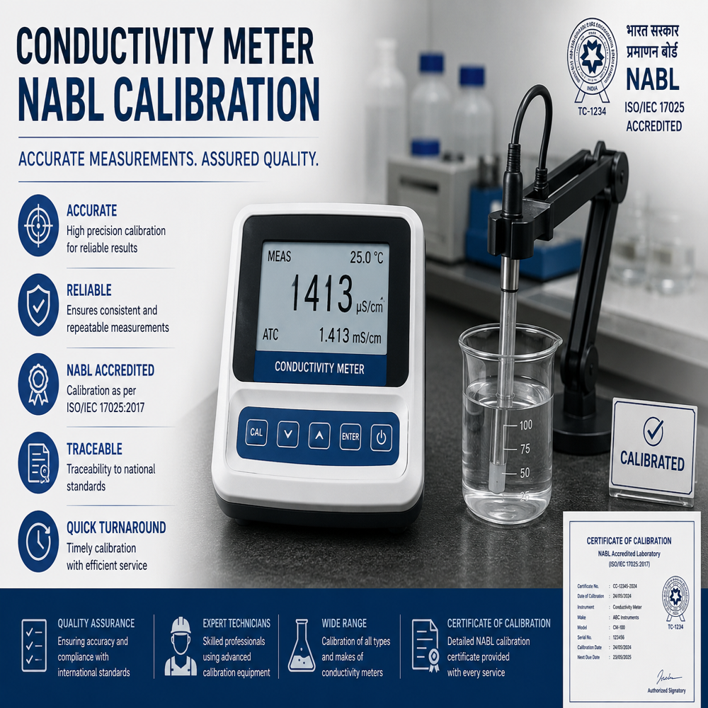 Conductivity Meter Nabl Calibration - Accuracy: 1% Of Reading
