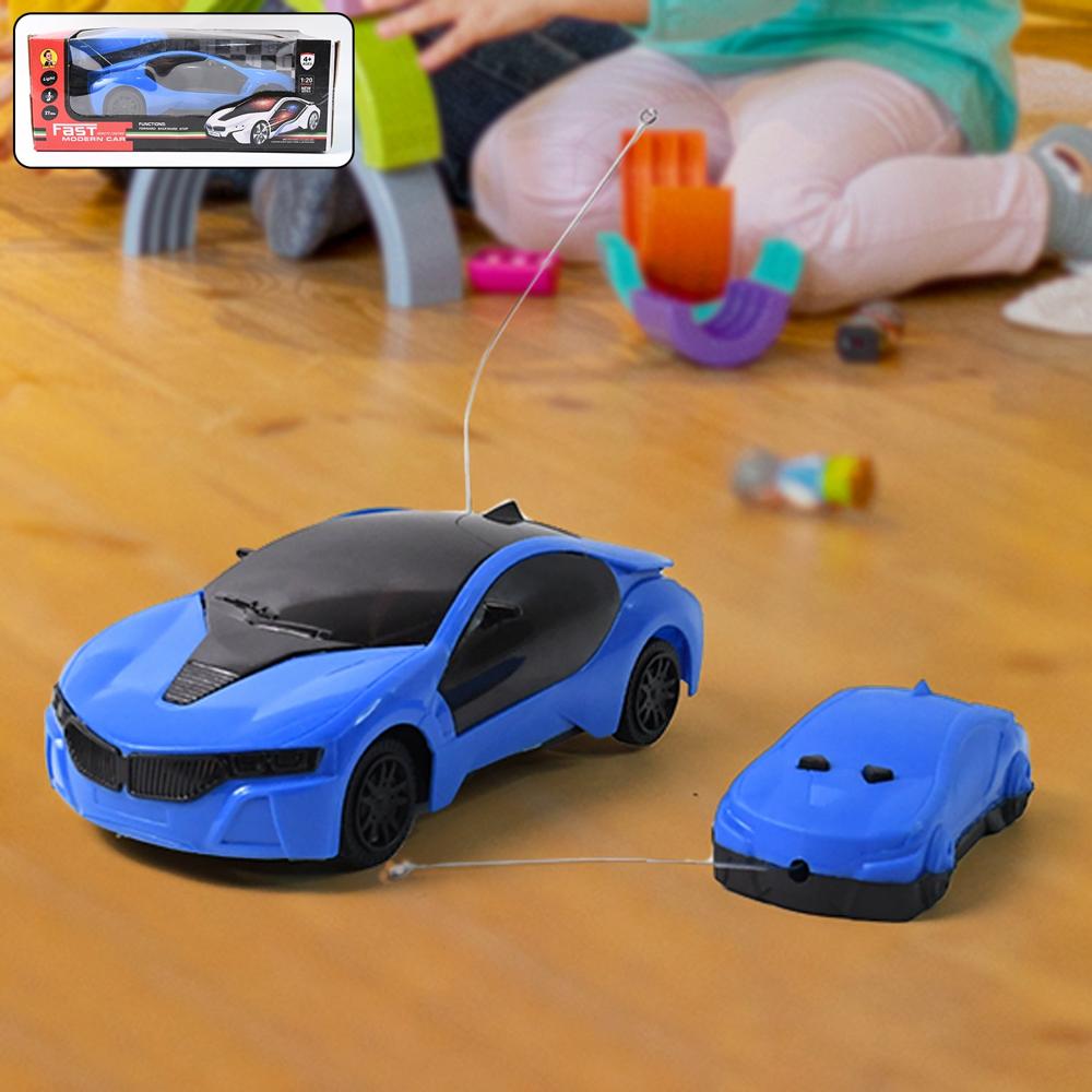 Remote Control Fast Modern Racing Car 3D Light With Go Forward And Backward - Color: Mix