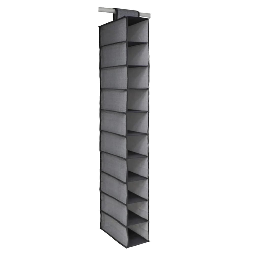 10-Tier Foldable Multipurpose Storage Rack  Collapsible Fabric Wardrobe Organizer
