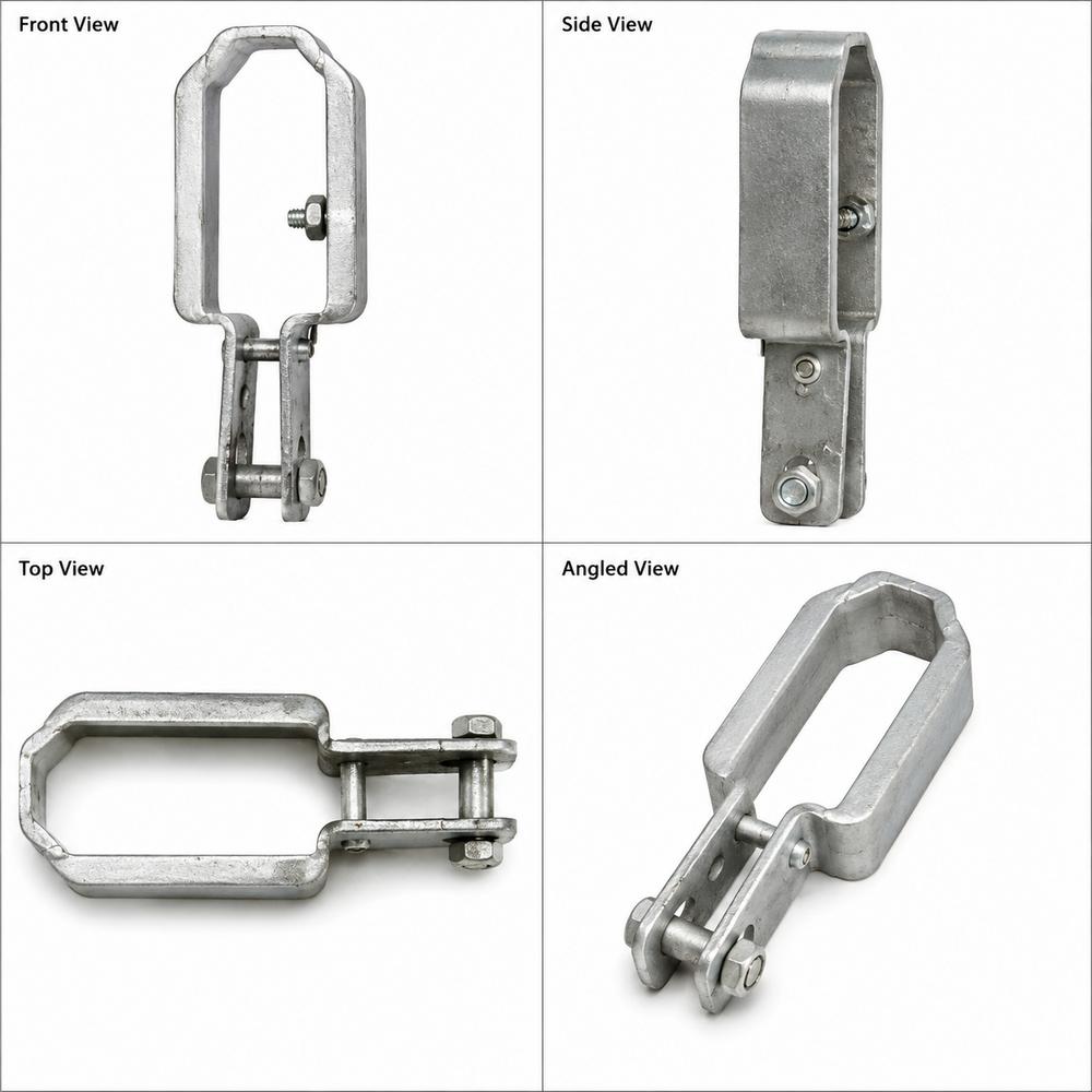 9X9 1-2 Hot Dip Clamps