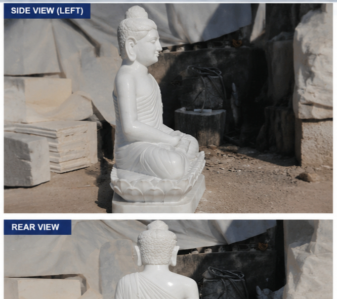 Marble Buddha Staute