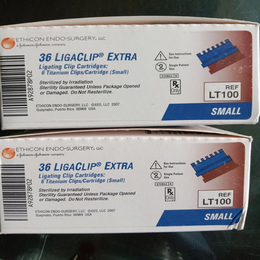 Titanium Reusable LT100 Ethicon Endo Surgery Ligating Clips