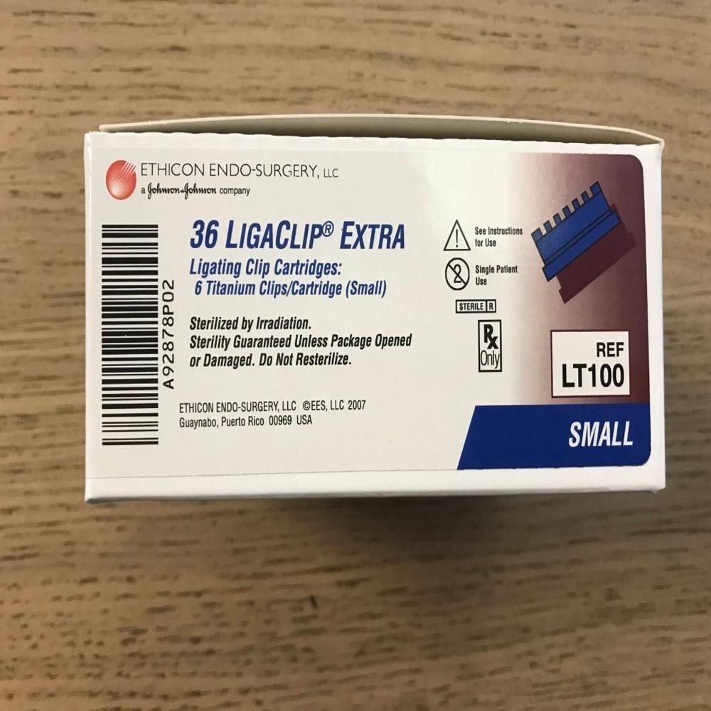 Titanium Reusable LT100 Ethicon Endo Surgery Ligating Clips