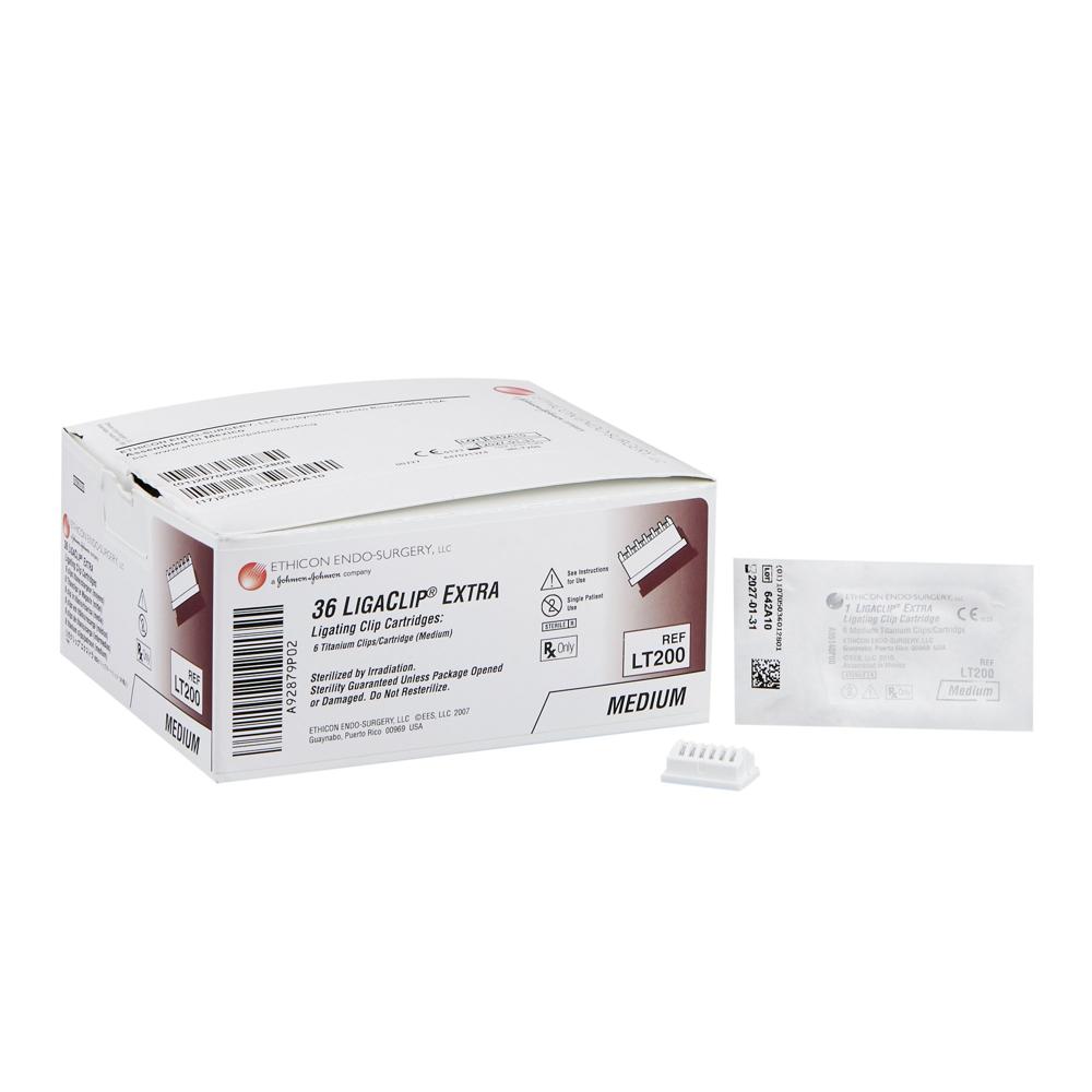 Ethicon LT200 Ligaclip Extra Ligating Clips Open & Endo Single Clip