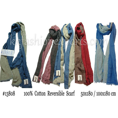 कॉटन उलटने योग्य स्कार्फ