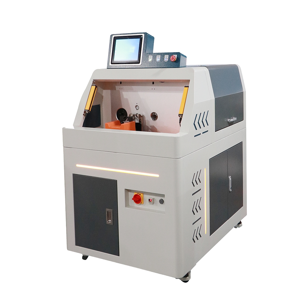 High Precision New Energy Ev Cable Stripping And Cutting Machine With Braid Inversion - Color: White