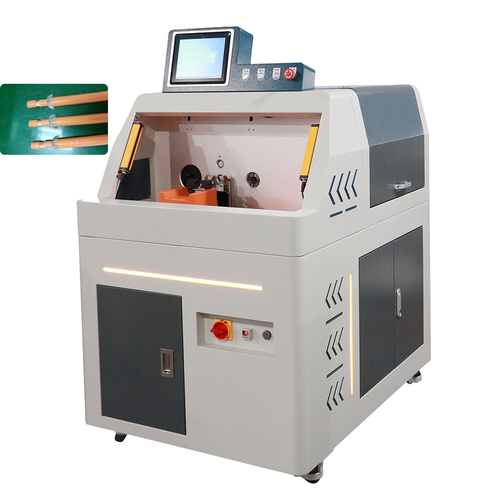 High Precision New Energy EV Cable Stripping and Cutting Machine with Braid Inversion