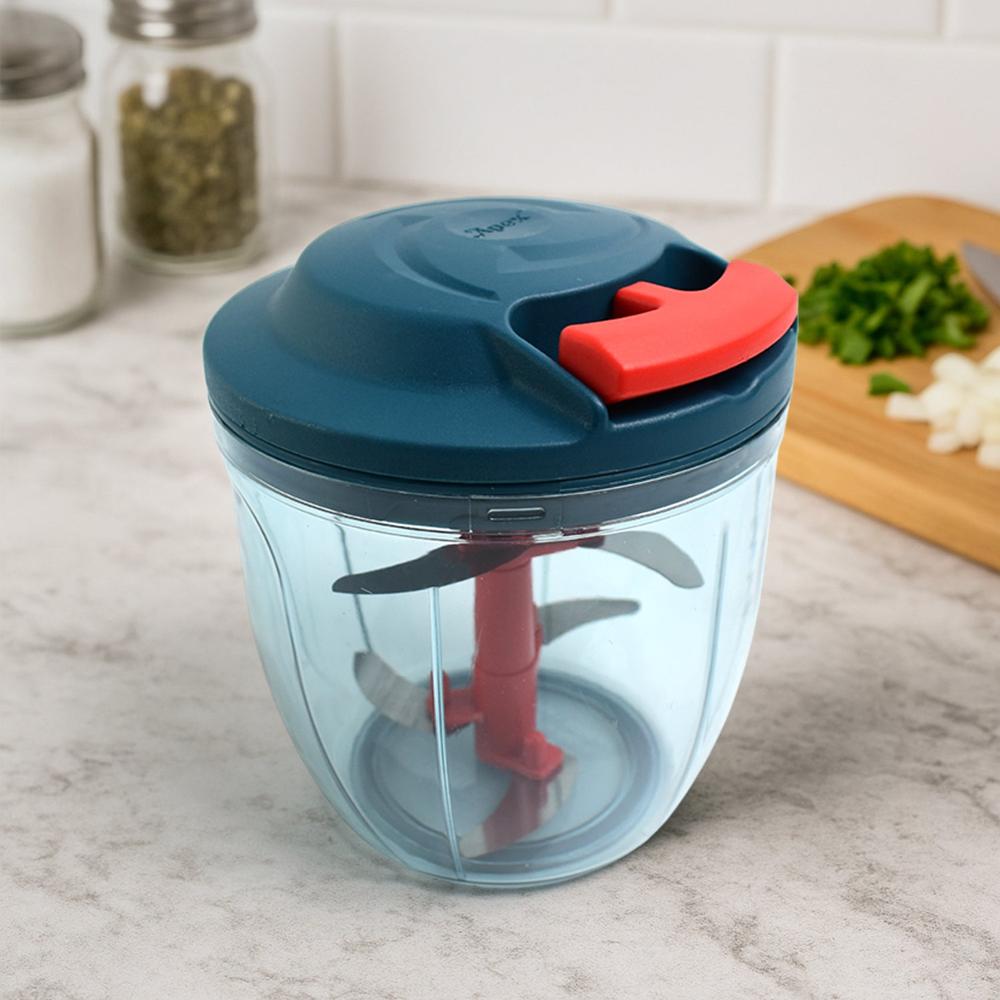 Apex Speed-X Hand-Powered Vegetable Chopper (1000 Ml) - Color: Mix
