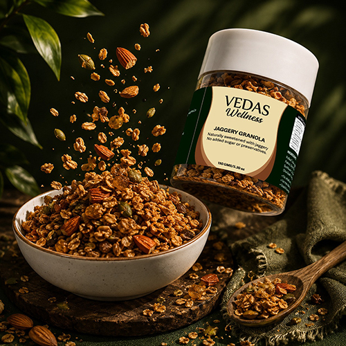 Jaggery Granola - Fineness (%): 99%