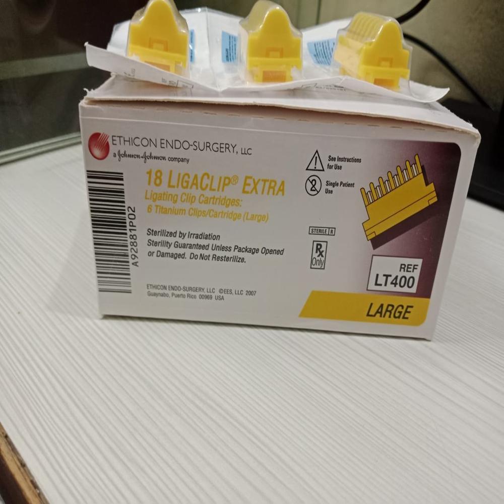 LT400 Extra Ligating Clips Box of 18Piece Laparoscopic Clip Applier