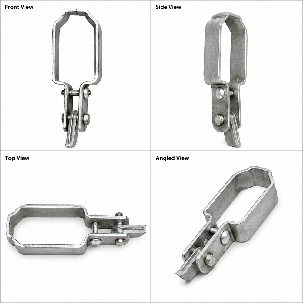 8X8 1-2 Hot Dip Clamps