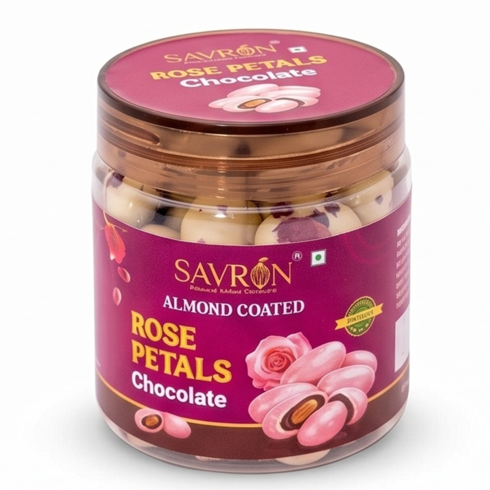 Almonds Coated Rose Petals Chocolate
