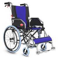 EasyCare EC863 20 Premium Imported Lightweight Self Propelled Foldable Wheel chairs for Old People with Handbrake  Attendant Brake with Lock System and Safety Belt  Wheelchair for