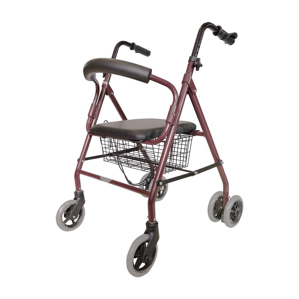 EASYCARE Folding Rollator with Easy Tool Free Installation (Get Active Stay Active) 75kg Capacity